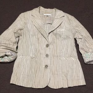 CAbi seersucker blazer